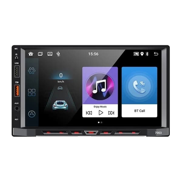 Auton monimedia soitin, Android 11, GPS-navigointi, 2-32G Carplay 12led 1-16G