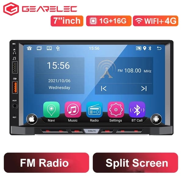 Bilradio, Android 11, Carplay, 2-32GB