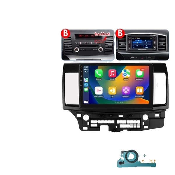 Bil Multimedia, 101 tommer skærm, GPS-navigation, A-4 kerner 1G 16G -P1