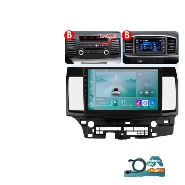 Bil Multimedia, 101 tommer skærm, GPS-navigation, A-4 kerner 1G 16G -P1