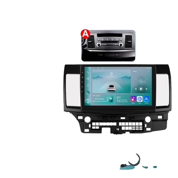 Bil Multimedia, 101 tommer skærm, GPS-navigation, A-4 kerner 1G 16G -P1