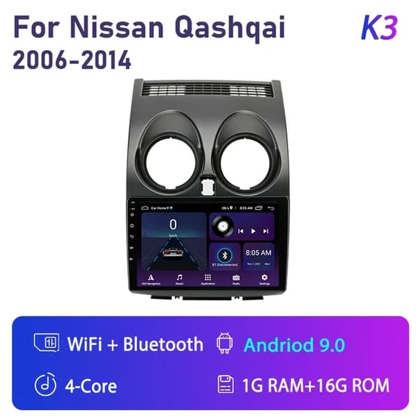 Bilradio, Android 11 kompatibilitet, multimedie videospiller, S18
