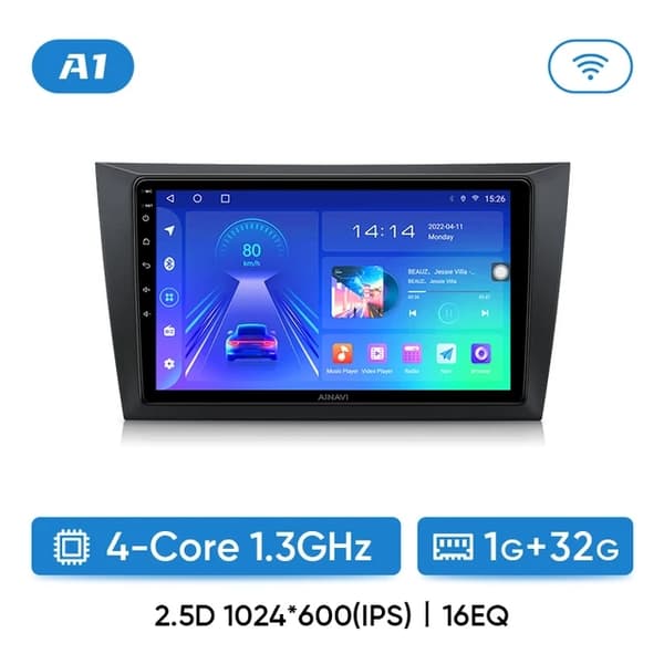 Volkswagen Golf 6 Multimedieafspiller, CarPlay & Android Auto, 4G Navigation, H5 4G 32G
