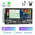 Miniatyrbild 2 av 2: Carplay Android Auto Stereo, Universell Kompatibilitet, Pekskärmsdisplay, Trådbunden carplay