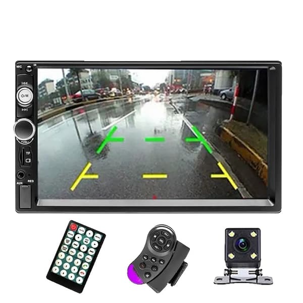 Bil Multimedia Afspiller, Android Mirrorlink, Bluetooth Forbindelse, kun radio control 4 LED camera
