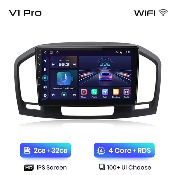 Bil Multimedia Afspiller, Trådløs CarPlay, Android Auto, V1C (1GB-32GB)