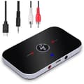 Miniatyrbild 1 av 4: Bluetooth Transmitter Receiver 5.0 - 2 in 1 Bluetooth Audio Transmitter Receiver med 3,5 mm Audio Output Bl Adapter/Converter