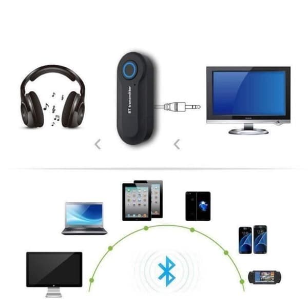 Bluetooth-sändare v4.2 Blutooth-mottagare och -sändare Trådlös Bluetooth-adapter 3,5 mm uttag AUX
