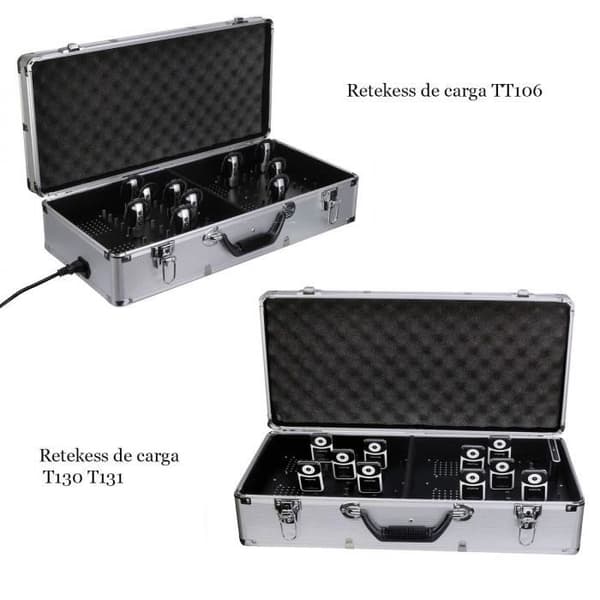 Retecess TT006 Bärbar 64-positions laddningsväska Ersättningsbox för Retecess T130 T131 TT106