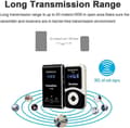 Miniatyrbild 4 av 6: Retecess T131-mottagare kompatibel med T130-T131 trådlöst reseguidesystem 60 meter Avstånd 10 arbetstimmar