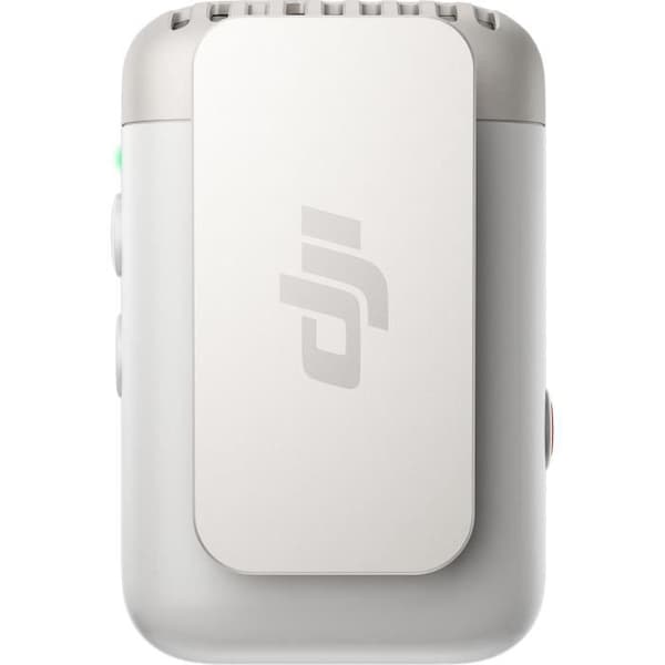 Trådlös sändare - DJI - Mic 2 - Pearl White - HD-ljud - 32-bitars inspelning