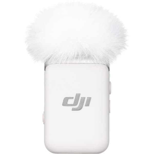 Trådlös sändare - DJI - Mic 2 - Pearl White - HD-ljud - 32-bitars inspelning