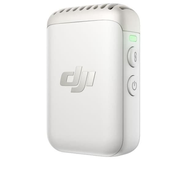Trådlös sändare - DJI - Mic 2 - Pearl White - HD-ljud - 32-bitars inspelning