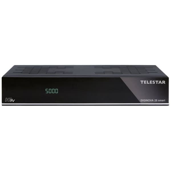 Telestar DIGINOVA 25 smart DVB-S - DVB-C kombimottagare inspelningsfunktion, Ethernet-port, 1-vägsdrift