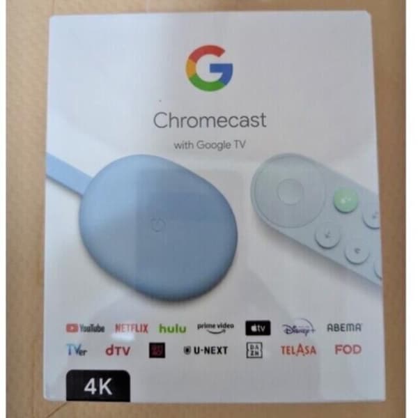 Google Chromecast Med Google Tv 4. Generation Av Röst 4k 8gb Sky Med 2gb Ram Minne