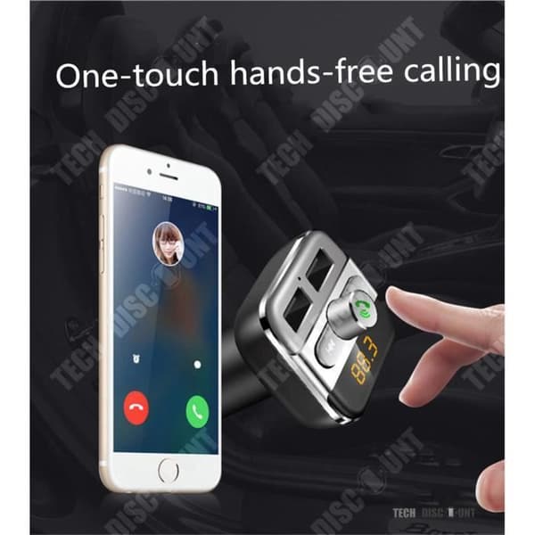 TD® Bil Bluetooth-ljudsändare Trådlös cigarettändare Optisk TV Dubbel USB Handsfree MP3 Hög kompatibilitet
