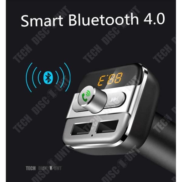 TD® Bil Bluetooth-ljudsändare Trådlös cigarettändare Optisk TV Dubbel USB Handsfree MP3 Hög kompatibilitet