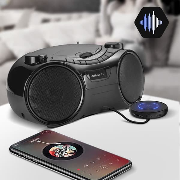 Bluetooth 5.0 ljudadapter till 3,5 mm jack Sändare / Mottagare Akashi
