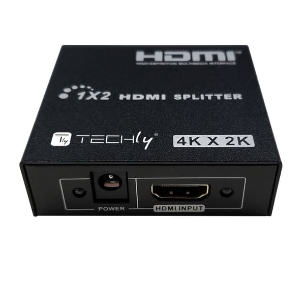 HDMI-splitter 1x2 4K*30Hz Aktiv HDMI-splitter Techly