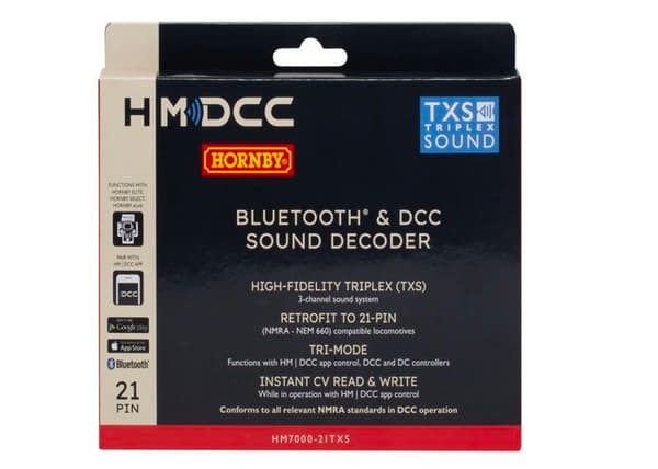 Ljudmottagare - ljudsändare Hornby - R7322 - HM7000-21TXS: Bluetooth® och DCC-ljuddecoder (21-stifts)