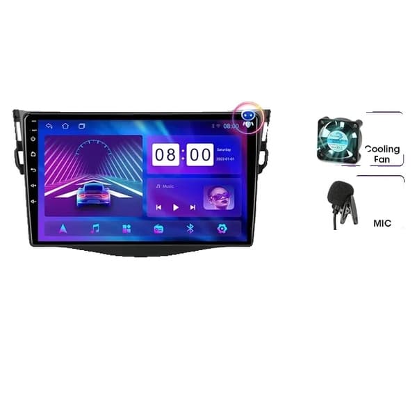 Bilradio, Android 12, Carplay-integration, GPS-navigation, T3L-MIC