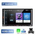 Miniatyrbild 2 av 2: Bil Multimedia Spelare, Android 11, GPS Navigation, 2-32G Carplay 12led
