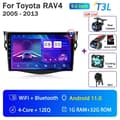 Miniatyrbild 2 av 2: Bilradio, Android 12, Carplay-integration, GPS-navigation, T3L-Kamera-32G DVR