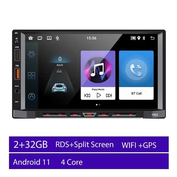 Bilradio, Android 11, Carplay, 2-32GB