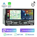 Miniatyrbild 2 av 2: Carplay Android Auto Stereo, Universell Kompatibilitet, Pekskärmsdisplay, Trådbunden carplay