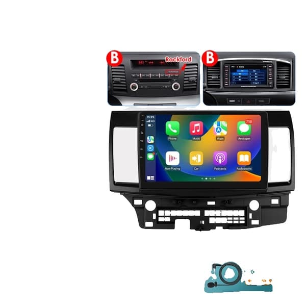 Bil Multimedia, 101-tums skärm, GPS-navigation, B-4kärnig 2G 32G-P2CP