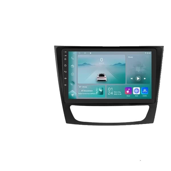 Mercedes Benz E-klass W211 GPS, Android Auto, Multimedia Video Spelare, 9 tum P1 (1G 32G)