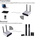 Miniatyrbild 3 av 7: Wireless Digital Audio Transmitter Sender & Receiver Adapter for HiFi Home Theater System Speaker Amplifier/Cellphone/TV/MP3/Earphone