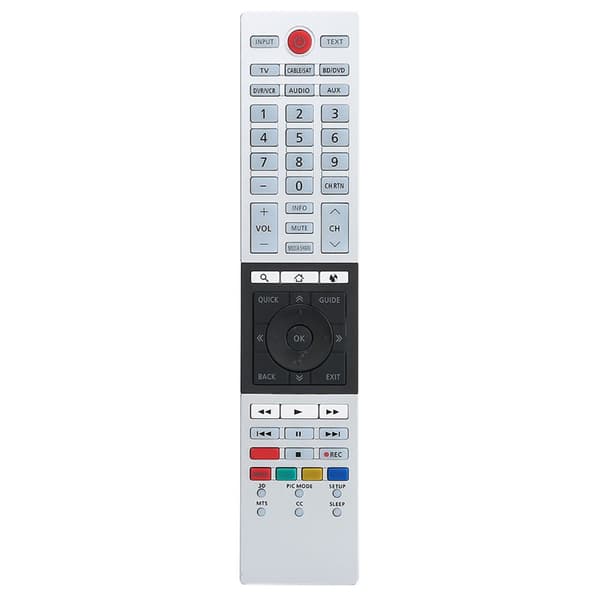 Ultra HD Smart TV-fjärrkontrollsersättning för Toshiba CT-90430 CT-90429