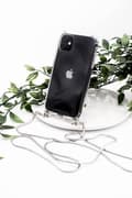 Miniatyrbillede 1 af 7: Samsung A40s Case with rope Black Stripes Transparent