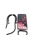 Miniatyrbillede 1 af 5: Samsung A30s Case with rope Black Transparent