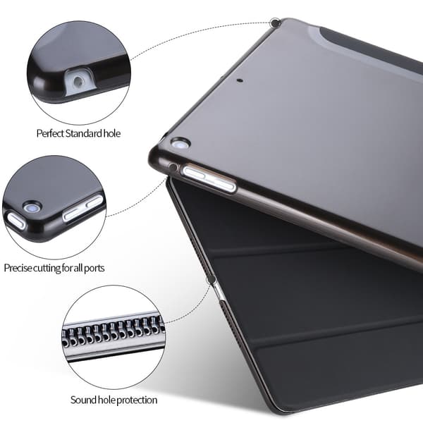 INF Deksel til iPad Air 1/iPad Air 2/New iPad 9.7 tommer, sort