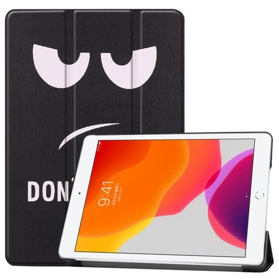 Tri-fold smart cover til iPad 10.2 (2019 / 2020) - sort / rør ikke ved