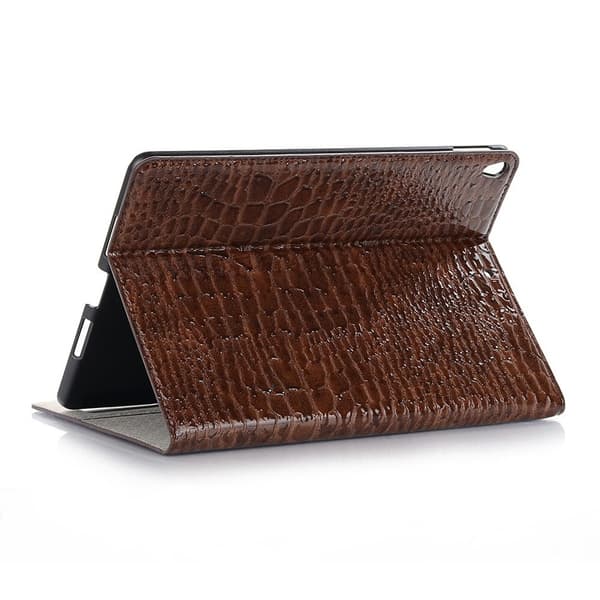 Plånboksfodral iPad Air 10.5" (2019) / iPad Air 3 - Krokodilmönster (Brun)