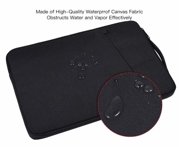 INF Laptop-etui 13,3 tommers i lerret Sort