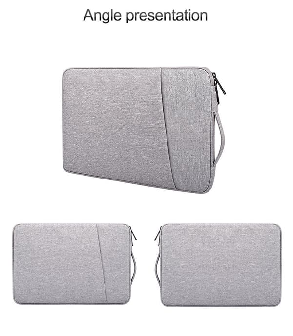 INF Laptop-etui 13,3 tommers i lerret Grå