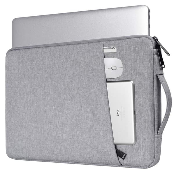 INF Laptoptaske 14,1 tommer/15,4 tommer kanvas Grå