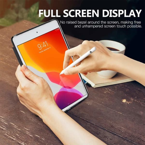INF iPad fodral 9.7 tum iPad 5/6 iPad Air 1/2 Smart Cover Case Svart