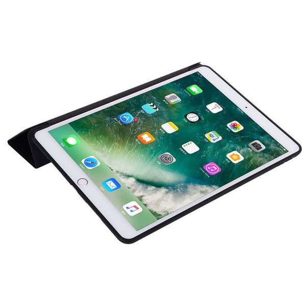 INF iPad fodral 9.7 tum Smart Cover Case med ställ Svart