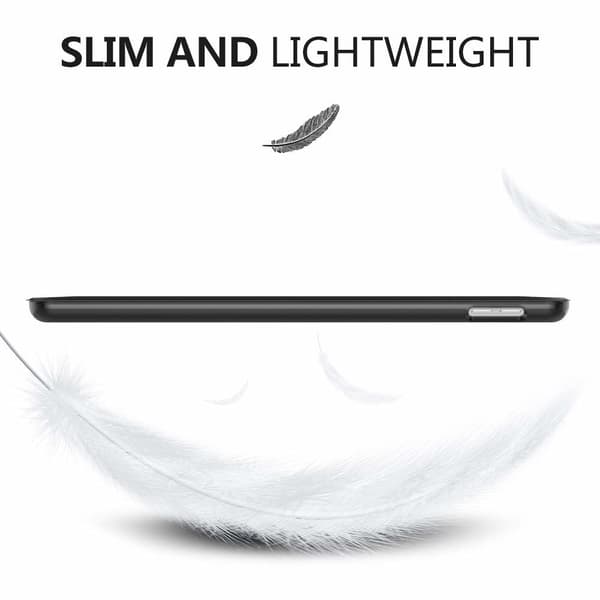 INF iPad fodral 9.7 tum Smart Cover Case med ställ Svart