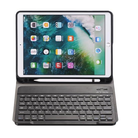 iPad 10.2 (2019/2020/2021) Bluetooth-tangentbordsfodral - svart