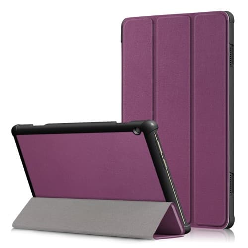 Lenovo Tab M10 Gen 1 Tri-Fold Stativ Fodral - Lila