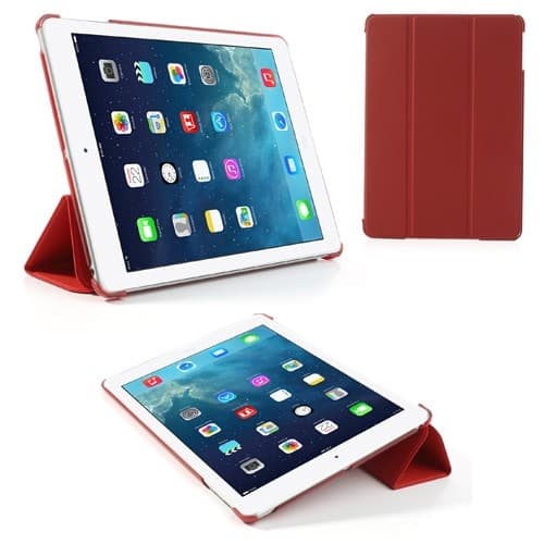 Tri-fold fodral till iPad Air, Röd