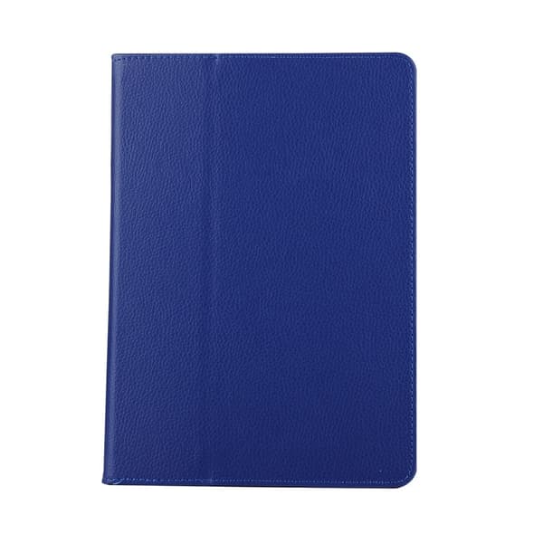 iPad 9.7" 5/6 Litchi fodral med stativ - Blå