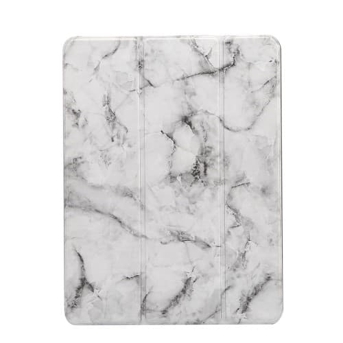 iPad 9.7" 5/6, iPad Pro 9.7" Tri-Fold fodral marmor - Beige