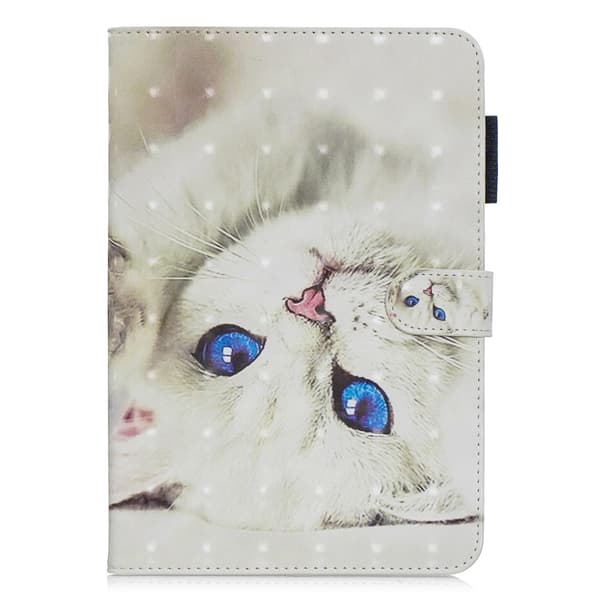 iPad Mini 7.9" 1/2/3/4/5 Fodral med tryck - Katt